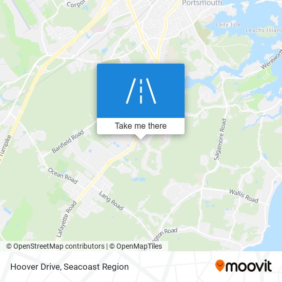 Mapa de Hoover Drive
