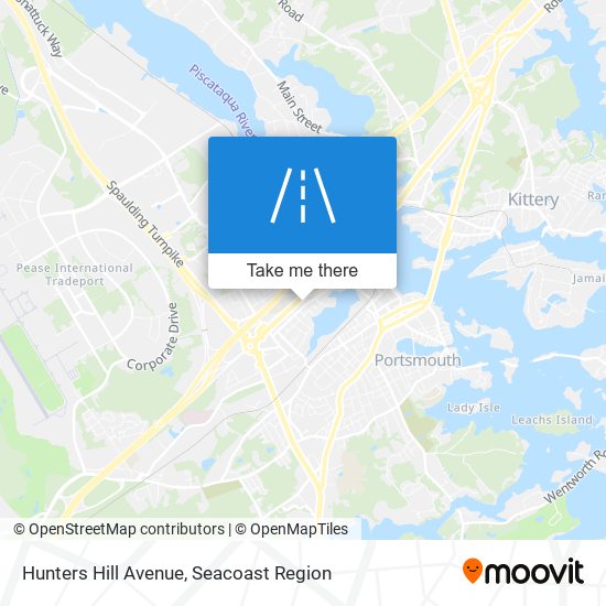 Mapa de Hunters Hill Avenue