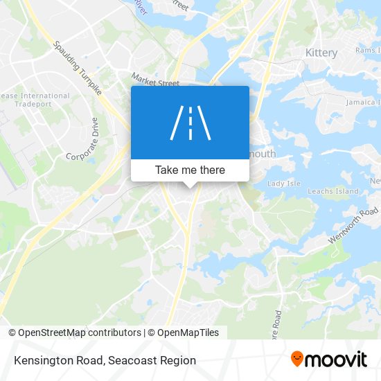 Mapa de Kensington Road