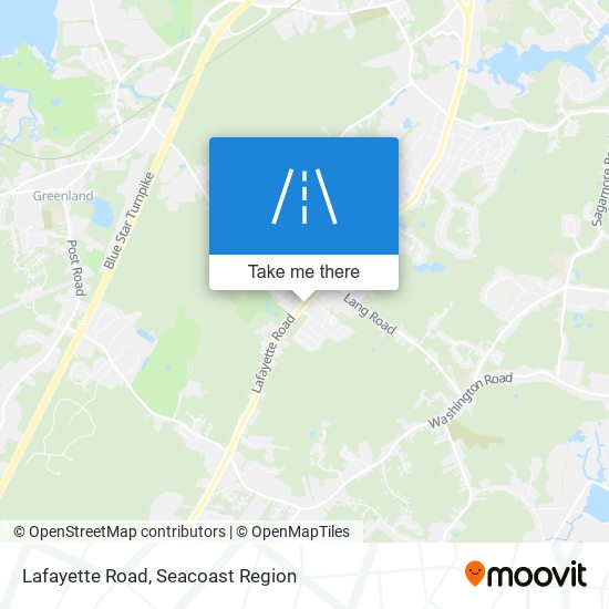 Mapa de Lafayette Road