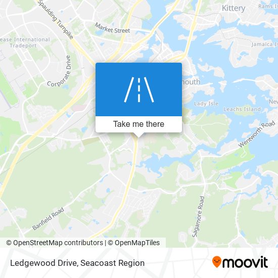Ledgewood Drive map