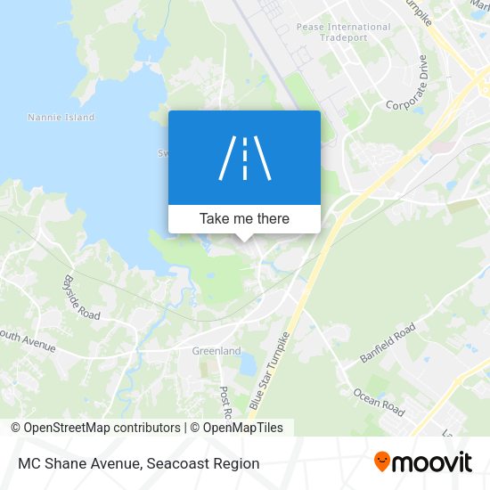 MC Shane Avenue map