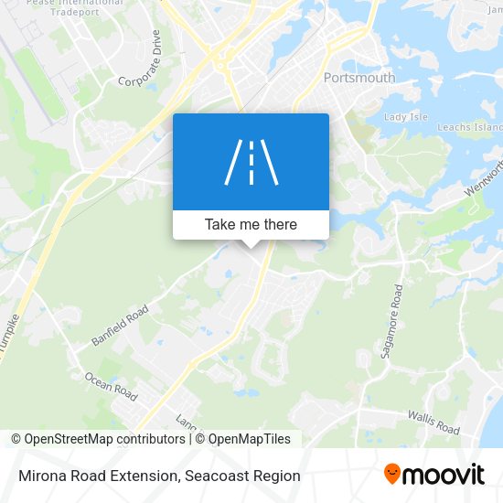 Mirona Road Extension map