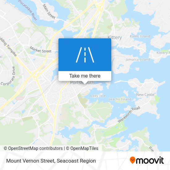 Mount Vernon Street map