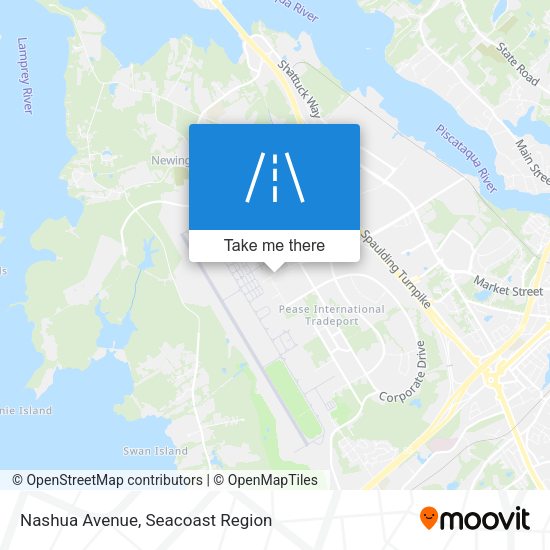 Mapa de Nashua Avenue