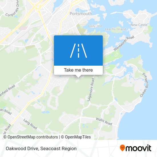 Oakwood Drive map