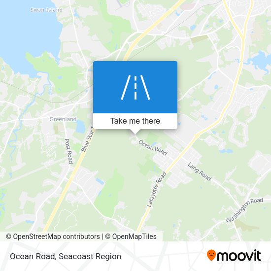 Ocean Road map