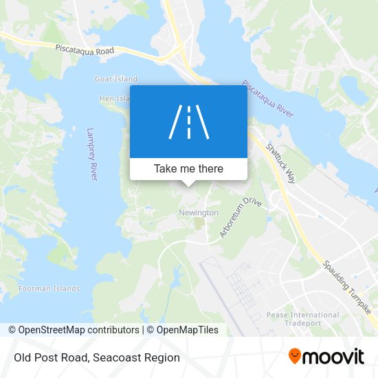 Old Post Road map