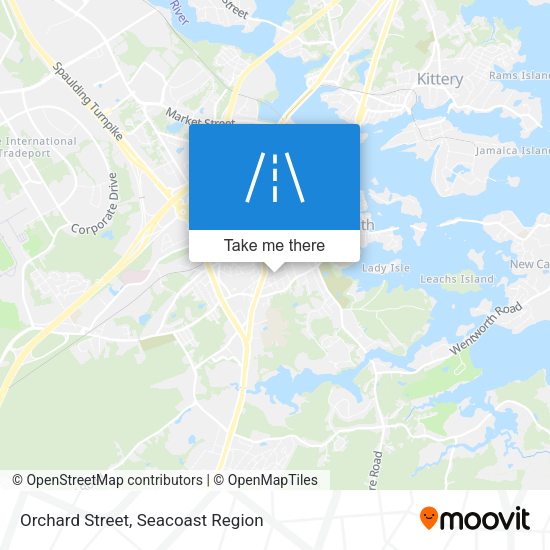 Orchard Street map