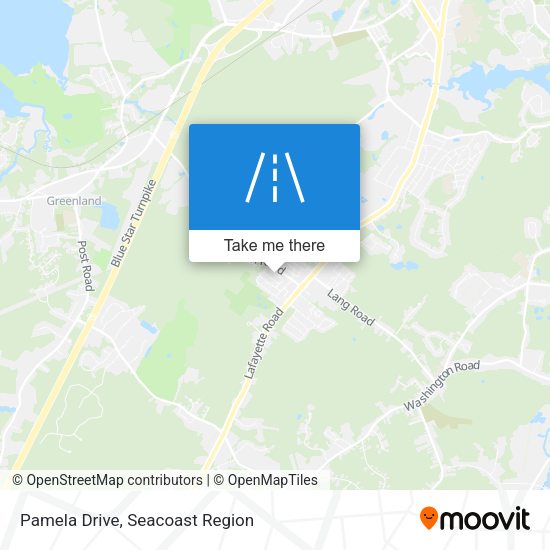 Mapa de Pamela Drive