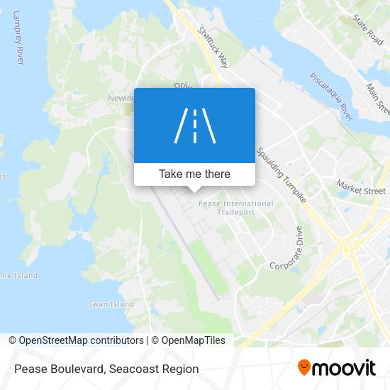 Mapa de Pease Boulevard