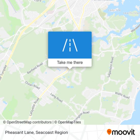 Pheasant Lane map