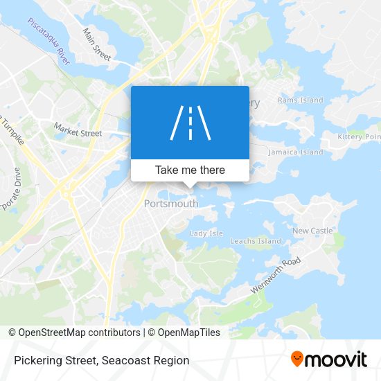 Mapa de Pickering Street