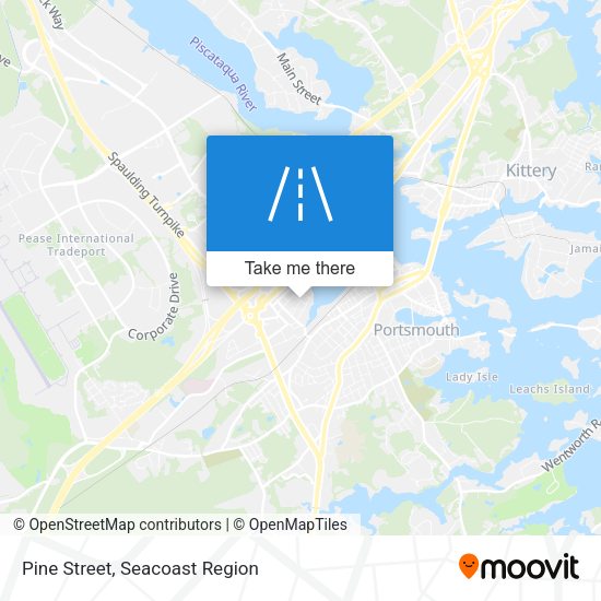 Mapa de Pine Street