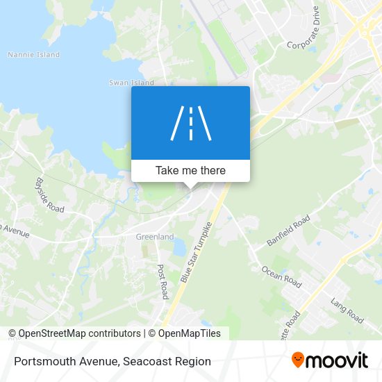 Mapa de Portsmouth Avenue