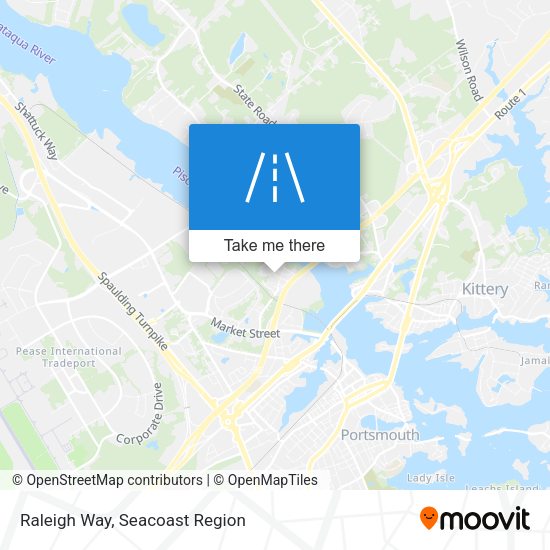 Raleigh Way map