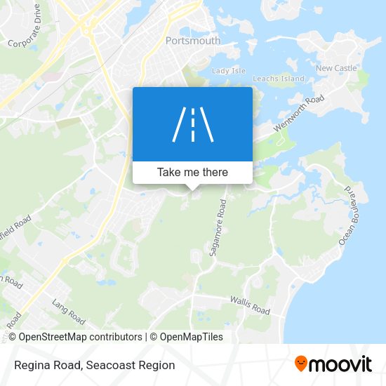 Mapa de Regina Road
