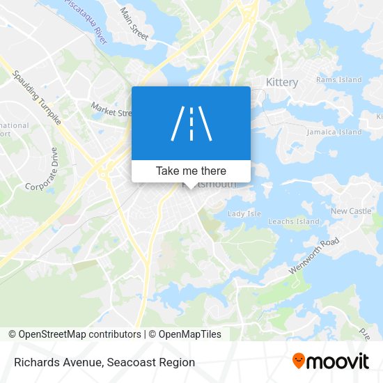 Richards Avenue map