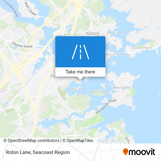 Robin Lane map