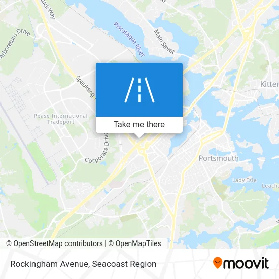 Rockingham Avenue map
