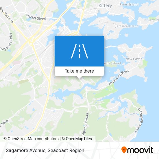 Sagamore Avenue map