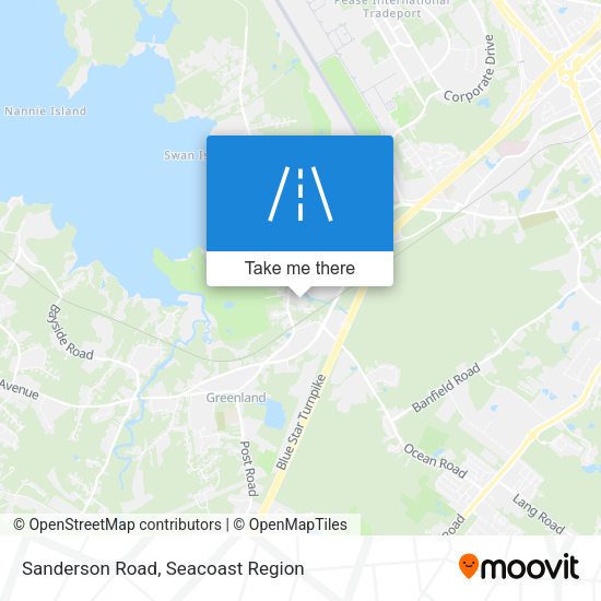 Sanderson Road map
