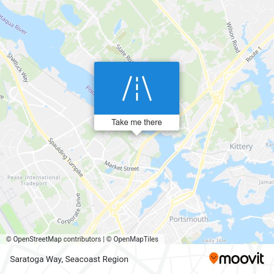 Saratoga Way map