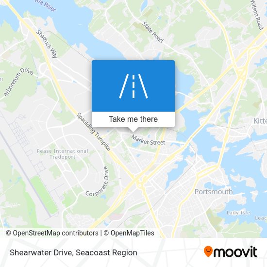 Mapa de Shearwater Drive