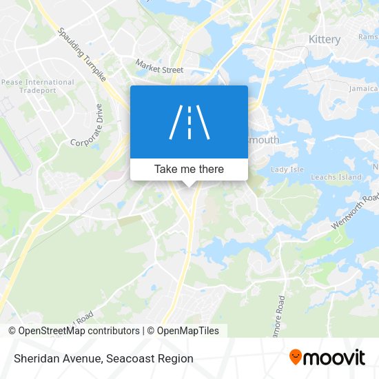 Mapa de Sheridan Avenue