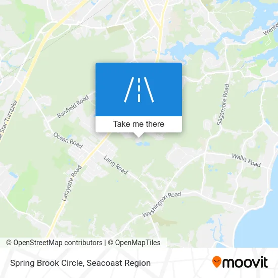 Spring Brook Circle map
