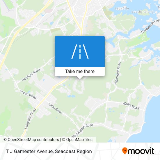 T J Gamester Avenue map