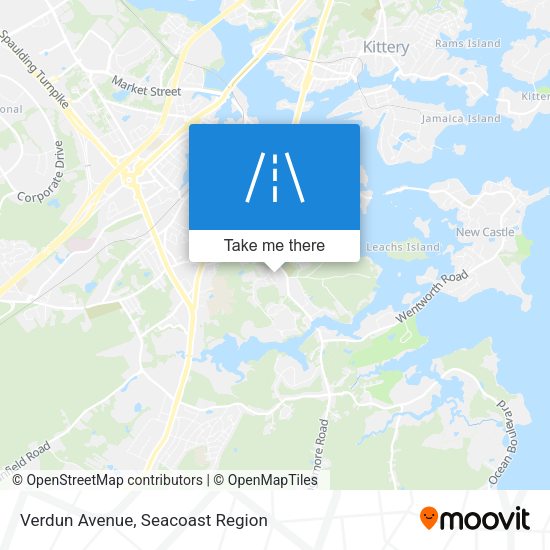 Verdun Avenue map