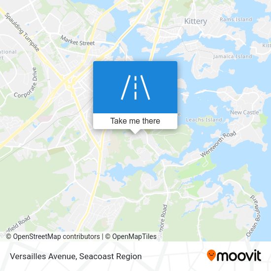 Versailles Avenue map