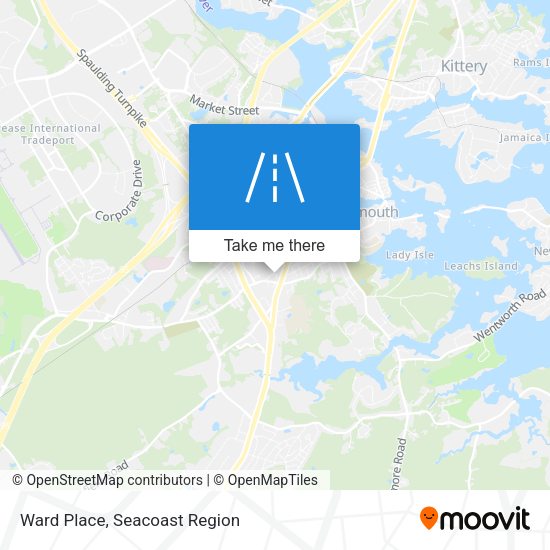 Ward Place map