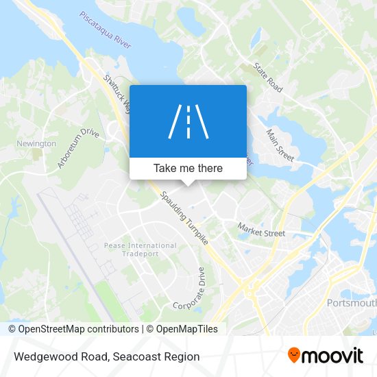 Mapa de Wedgewood Road