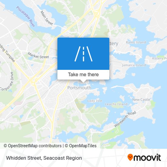 Mapa de Whidden Street