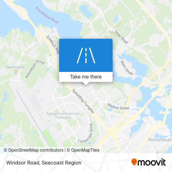 Windsor Road map