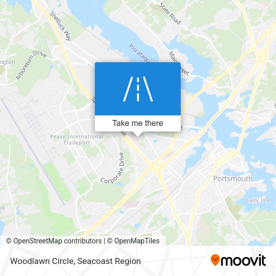 Woodlawn Circle map
