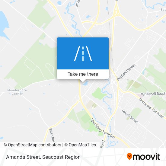 Mapa de Amanda Street
