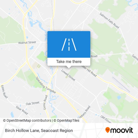 Mapa de Birch Hollow Lane