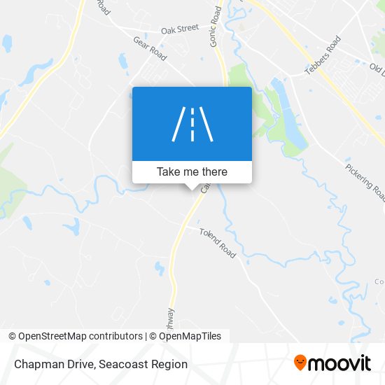Chapman Drive map