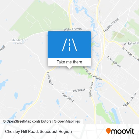 Mapa de Chesley Hill Road