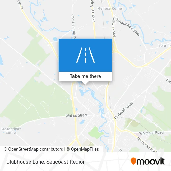 Clubhouse Lane map