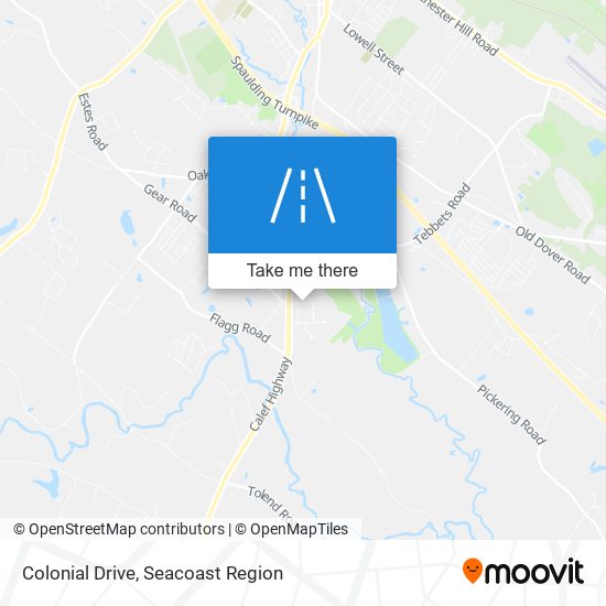 Colonial Drive map