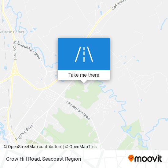 Crow Hill Road map