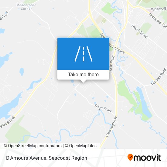 D'Amours Avenue map