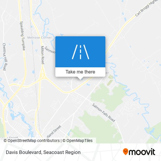 Davis Boulevard map