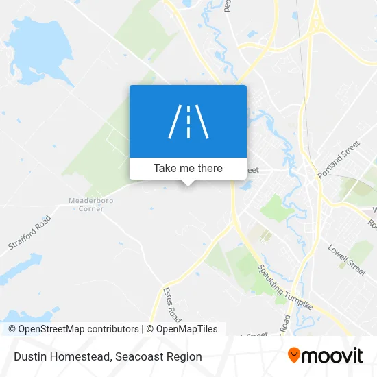 Dustin Homestead map