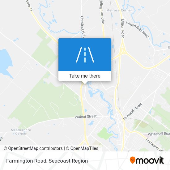 Farmington Road map