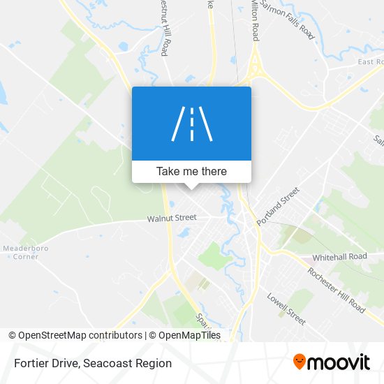 Fortier Drive map